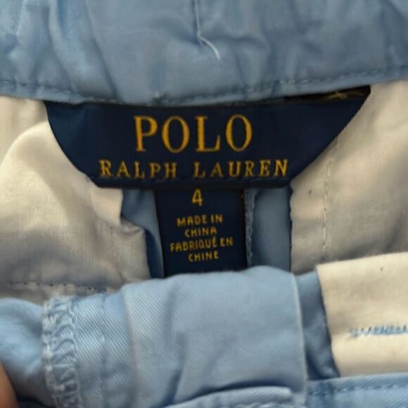 Polo Ralph Lauren light blue kids shorts size 4 boys - Picture 3 of 4